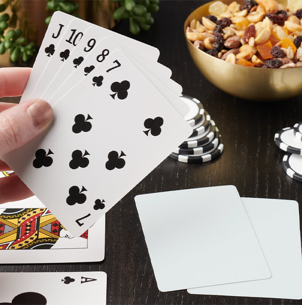 Plain White Playing Cards | CPPS