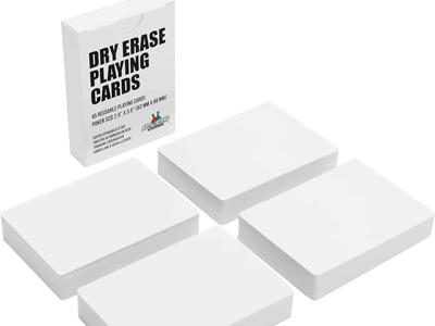 Plain White Playing Cards | CPPS